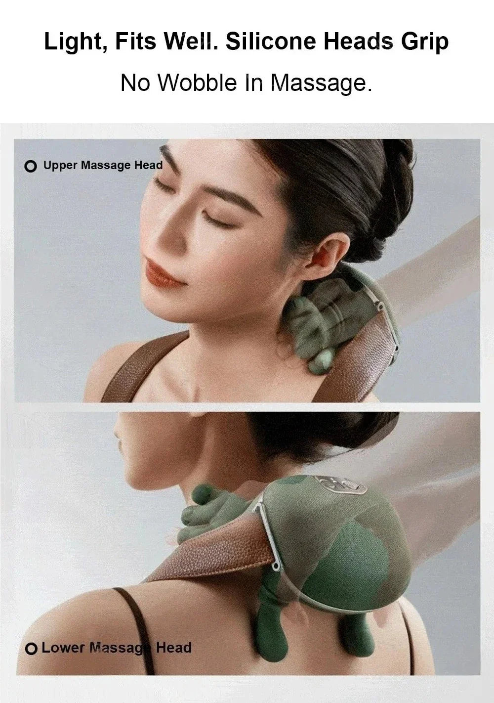 New shoulder and neck massager, neck massager, fully automatic charging finger press hand massager (without heating)