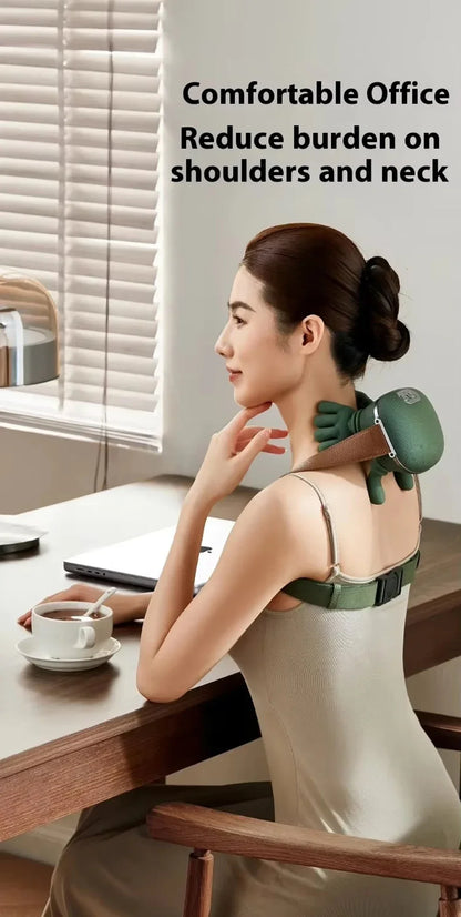 New shoulder and neck massager, neck massager, fully automatic charging finger press hand massager (without heating)
