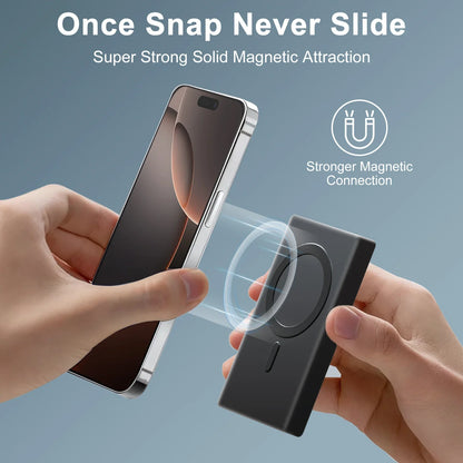 2025 Magnetic Wireless Selfie Monitor Screen For IPhone Android, 3.94 HD Expansion Display Rear Camera Vlog Live Video Recording