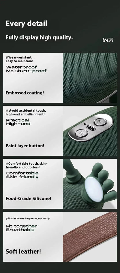 New shoulder and neck massager, neck massager, fully automatic charging finger press hand massager (without heating)